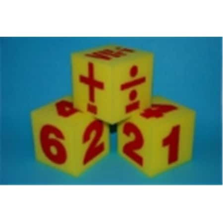 Everrich Industries Everrich Industries EVAJ-0010 5 in. Math Foam Dice Set of 3 EVAJ-0010